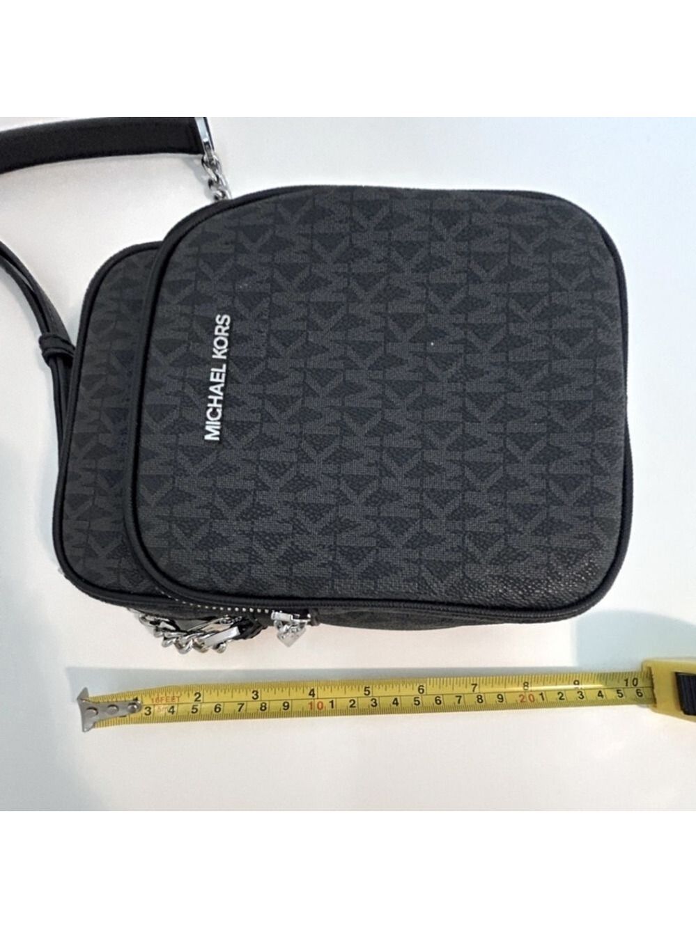 Michael Kors Black Messenger Bag with Adjustable Strap - Picture 9 of 10